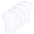 thumbnail image 1 of TOM TAILOR Camiseta de hombre, paquete de 4 - Camiseta de la suerte, media manga, cuello redondo, lisa Blanco M (Medium), 1 of 3