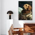 thumbnail image 5 of Hudo Golden Retriever Space Poster, Dog Wall Art, Golden Retriever Space Canvas Wall Art - Apartment Decor - Dog Wall Art, 5 of 5