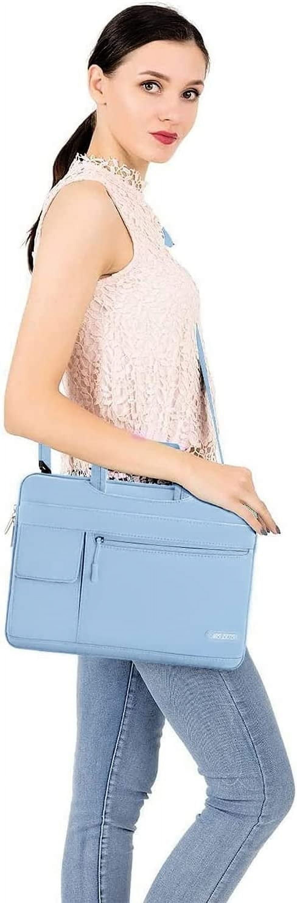 MOSISO 13.3" Laptop Shoulder Bag Travel Business School Polyester Notebook Messenger Briefcase Sleeve Case Computer Handbag for MacBook/Dell/HP/Surface/Lenovo/Acer/Asus,