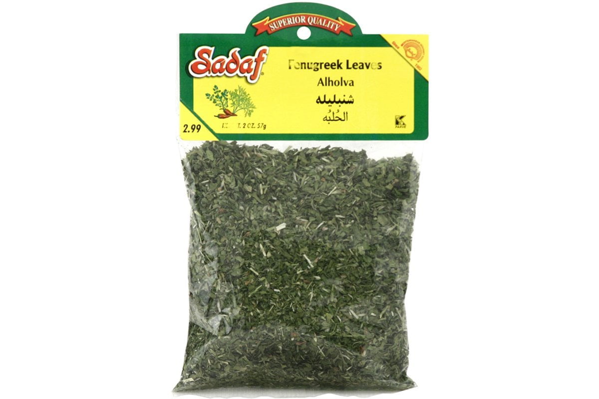 Fenugreek leaves 2 oz feuilles de fenugrec shanbalilah sadaf