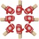 thumbnail image 4 of Matsuzay 10 Uds. De Clips de para Navidad, adornos navideños DIY, decoración de fiesta de año nuevo, Clip de pared de fotos, decoraciones para Kits de decoración para fiestas Guantes Matsuzay HA001767-02, 4 of 6