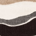 thumbnail image 5 of SAFAVIEH Florida Tyler Geometric Waves Shag Area Rug, Ivory/Grey, 5'3" x 7'6", 5 of 6