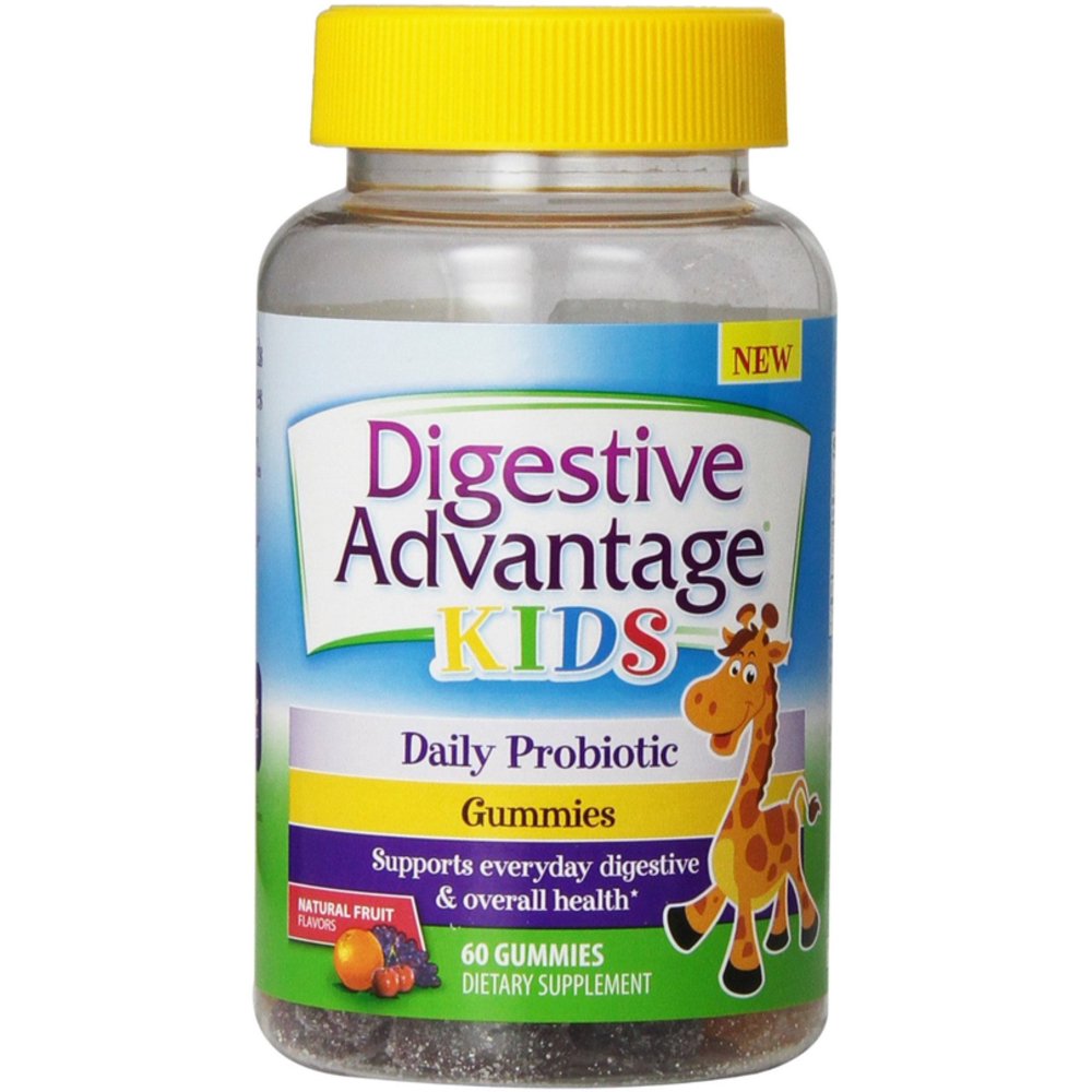 Digestive Advantage Daily Probiotic Gummies for Kids, 60 count (Pack of