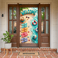 thumbnail image 5 of Tropical Theme Welcome Sign Colorful Flip Flops Beach Party Banner for Summer Holiday Outdoor Decoration Pool Party, 5 of 6