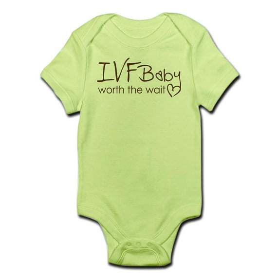 CafePress - IVF Baby Worth The Wait - Baby Light Bodysuit