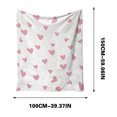 thumbnail image 3 of KCEHTA Valentines Day Blanket, Valentine's Day Heart Throw Blanket, Valentine Heart Blanket, Decorative Soft Lightweight Cozy Flannel Nap Blanket for Him Her Boyfriend Girlfriend Mom Wife, 3 of 6