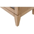 thumbnail image 6 of Martin Furniture 78"H Arched Display Cabinet Bookcase in Light Brown, 6 of 12