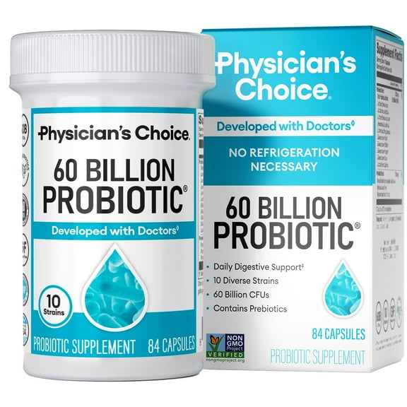 Physician's Choice 60 Billion CFU Probiotic Capsules, 84 ct.