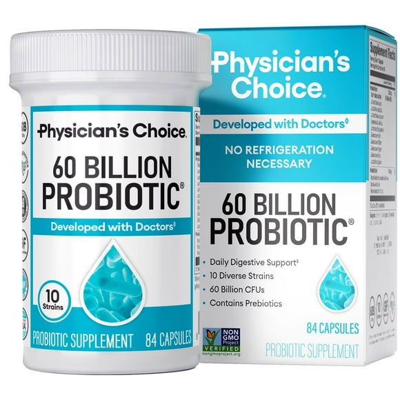 Physician's Choice 60 Billion CFU Probiotic Capsules, 84 ct.