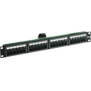 ICC ICMPPTF242 Patch Panel, Female Telco, 24-Port, 6P2C, 1 RMS