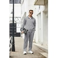 thumbnail image 3 of COOFANDY Mens Jogger Sets Casual Full Zip Jogging Sweat Suit Workout Sports Set Sportswear Gym Track Suit, 3 of 6