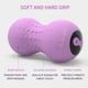 thumbnail image 4 of Bola de Masaje Vibratoria Maxgia Púrpura con Calefacción y Doble Rodillo para Liberación Miofascial, 4 of 9