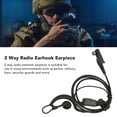 thumbnail image 4 of 2 Way  Earpiece, PVC Comfortable Push To Talk Button Sturdy  Talkie Earhook Earphone Professional  For AP580 For BP560 For AP510 For BP516, 4 of 8