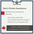thumbnail image 2 of Stanfield's Men's Thermal 2 Layer Merino Wool Blend Onesie Underwear Baselayer, 2 of 3