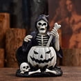 thumbnail image 1 of BKER Halloween Pattern Decoration House Decoration Witch Skeleton Resin Crafts Party Decoration Props, 1 of 4
