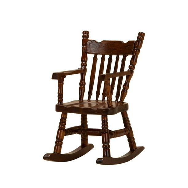 Miniature Rocking Dollhouse Miniature Rocking Chair Model