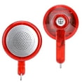 Red HandHeld Horn with Voice Changer and LED Lights Unique Toy for