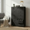 thumbnail image 6 of CONCETTA 13-Drawer Fabric Dresser, Tall Storage Tower Organizaton for Bedroom, Closet, Living Room, Black, 6 of 7