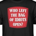 thumbnail image 2 of Teelocity Bag of Idiots Graphic T-Shirt (Large - Standard Fit, Black), 2 of 4