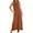 Orange, variant on ZQUUVOU Women's Summer Dress Spaghetti Strap Solid Color Maxi Dress Olive Green,S
