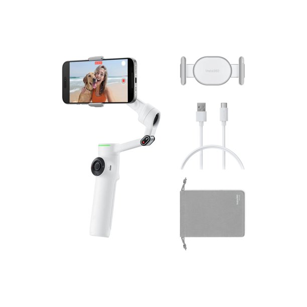 insta360 flow 2 pro ホワイト Insta360 Flow 2 Pro Smartphone Gimbal - White (CINSABQB_FLOW201