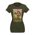 thumbnail image 3 of Batman/Botanical Beauty S/S Junior Sheer Military Green Bm2187, 3 of 4