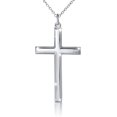 thumbnail image 1 of Collier Pendentif Croix pour Homme en Argent Sterling S925, 1 of 7