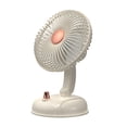 thumbnail image 2 of Ventilador de escritorio eléctrico USB con fuerte cabeza hacia arriba y hacia abajo, rotación izquierda y derecha para escritorio, hogar, de Enchufe USB blanco Colco ventilador personal de escritorio, 2 of 8