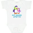 thumbnail image 3 of Inktastic My Nana Loves Me Cute Penguins Girls Baby Bodysuit, 3 of 5