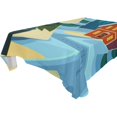thumbnail image 1 of POPCreation Snow Tablecloths Tree Table Top Decoration 60x104 inches, 1 of 5