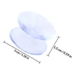 thumbnail image 2 of FUEENIRVA 24Ud Almohadillas De Silicona Para Espaciar Mesas De Vidrio Con Ventosa Doble Transparente, 2 of 7