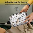 thumbnail image 5 of Toiletries Bag,Beagle Dog and Footprints Mens Womens Toiletry Bag Bathroom Bag,Waterproof Toiletry Travel Bag Dopp Kit Shaving Bag 11x6.3x5.1 Inch, 5 of 5