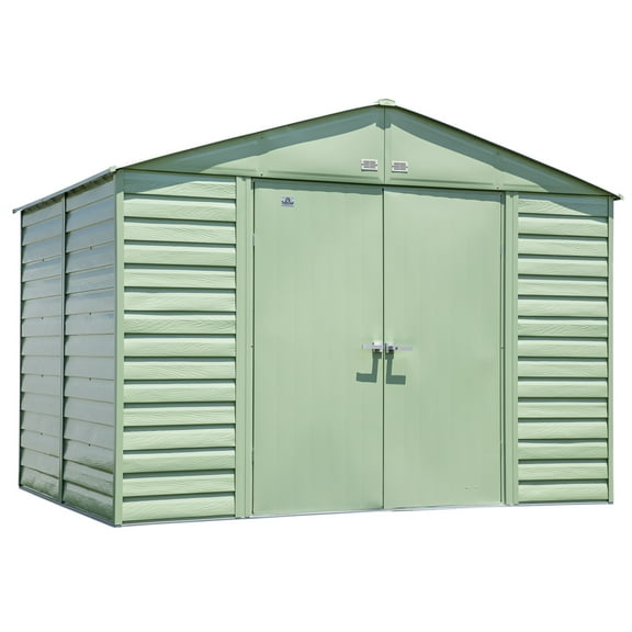 Arrow Select 10 x 8 x 8 ft Green Shed
