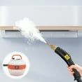 thumbnail image 4 of 6-Gear Portable Steam Cleaner - 2m Explosion-Proof Pipe Water Shortage Alarm - 110V for Home Restaurant Construction Site Stubborn Stain Odor Removal, 4 of 16