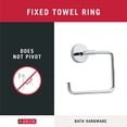thumbnail image 4 of Delta 759460-PN Trinsic Wall Mounted Towel Ring - Nickel, 4 of 4