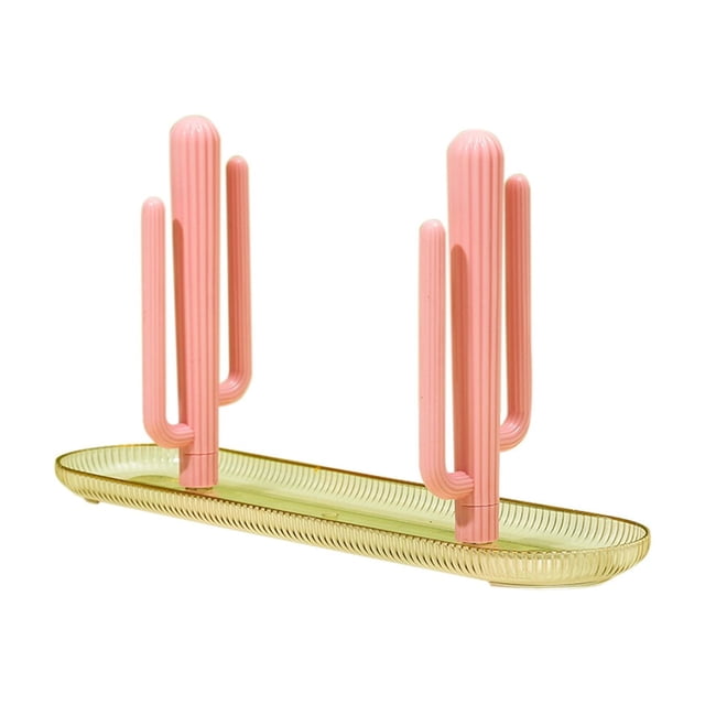 Organizers and Storage for Kitchen, Rinseable Chopstick Organizer Cactus Storage Rack Multi Functional Easy to Clean Humidity Protected Drainage Suitable for Kitchen Cutlery Racks