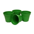 thumbnail image 6 of Mintra Home Garden Pots 4pk - Flowers, Herbs, Plants, Indoor, Outdoor, Colorful, Wholesale, Bulk (Fuschia, 17cm Diameter (6.6in)), 6 of 9