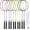 Fashion Colors, variant on Badminton Rackets Set with Shuttlecocks Badminton Racquets for Adult and Lightweight Teenagers Shuttlecock Set for Backyard Gym Beach Outdoor Games