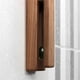 thumbnail image 3 of Porta Toallas de Madera, Colgador de Ropa de Madera Dura Natural, Perchero, Barra con Agarrador de Bloqueo de Vidrio, 13cm x 4.5cm x 4.5cm, Montado en Pared para Cocina, Baño, 3 of 4