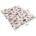 thumbnail image 4 of Red Mushroom Plant Light Pattern Blanket,Comfortable Soft Lamb Wool Throw Blanket,All Season,Warm Lightweight Blankets for Sofa Bed Couch Living Room Chair,60"x80", 4 of 4