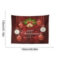 thumbnail image 4 of RKSTN Christmas Wall Scene Backdrop Extra Large Fabric Door Cover Decor Christmas Tapestry Banner Photo Background for Home Holiday Decoration Indoor Supplies, 4 of 6