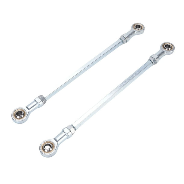 Kit de Dirección del extremo de la Barra de Liga, 1 par go go kart direccione la varilla de acero Aleación de acero 255 mm para mini bicicleta
