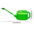 thumbnail image 2 of Plastic Watering Can for Indoor & Outdoor Plants 2.5 Gallon/10-Liter for Garden Flower with Long Spout and Removable Sprinkler Head，Green4, 2 of 3