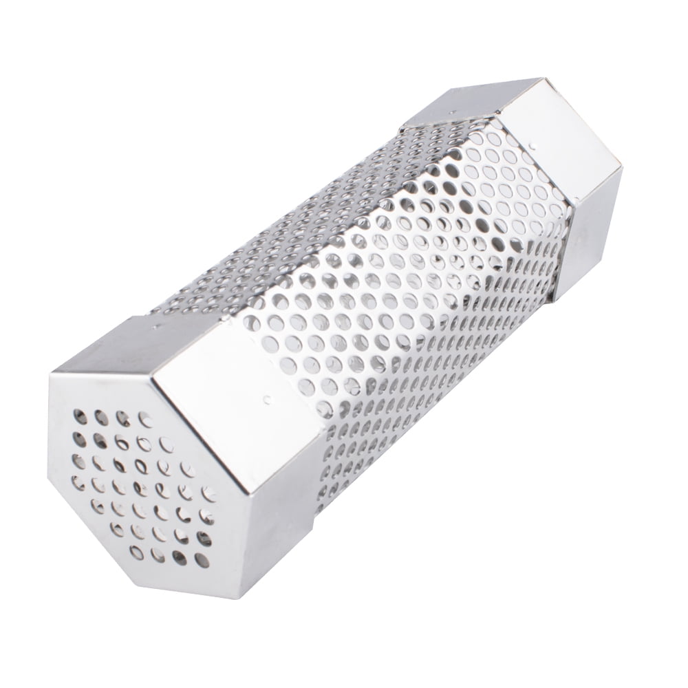 Hexagon Smoker Tube Hot Cold Smoking Mesh Stainless Steel Perforated Bbq S A6C4 Hexagon Smoker Tube Hot Cold Smoking Mesh Stainless Steel Perforated Bbq S A6C4