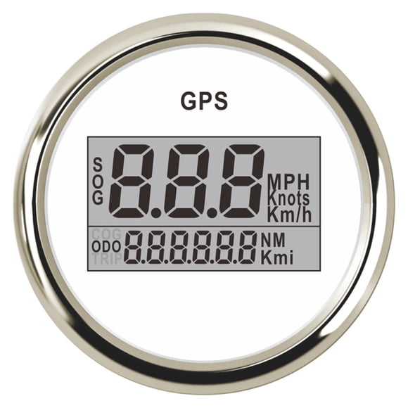 Digital Car Speedometer GPS Odometer 52mm GPS Speedometer Odometer Car Speed Gauge GPS LCD Boat Car Waterproof Digital Gauge ,Universal Compatibility