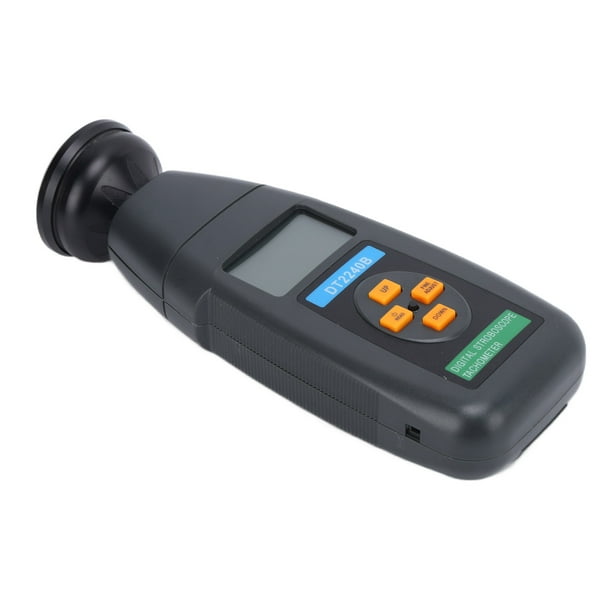 Stroboscope, Stroboscope Tachometer Anti Interference Handheld LCD Non  Contact 60-19999RPM High Accuracy with Backlight for Industrial Maintenance