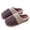 Purple Backless, variant on Woobling Women House Slipper Memory Foam Fleece Boots Slip On Slippers Casual Clog Shoe Ladies Fuzzy Anti-Slip Warm Shoes White Closed Back 7-7.5