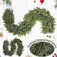 thumbnail image 5 of LED Norfolk Pine Christmas Garland, Real Touch Artificial Greenery Garland Waterproof for Indoor Outdoor, Fireplace, Stairs, Banister Wall Holiday Decoration, 5 of 6