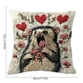 thumbnail image 2 of Animals Print Throw Pillow Cover - Soft Comfortable Decorative Cushion Cover for Sofa and Bed, Home Decoration Pillowcase, 2 of 6