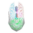 thumbnail image 1 of CHOK Wireless Gaming Mouse 2.4G Optical Rechargeable Silent Mice Colorful LED Portable with USB Receiver Black, 1 of 6